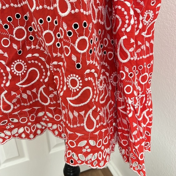 ASOS River Island Broderie Blouse Cold Shoulder - Picture 10 of 14